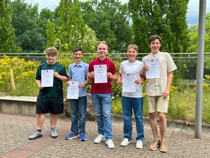 Teilnehmer der zweiten Runde des Landeswettbewerbs Mathematik