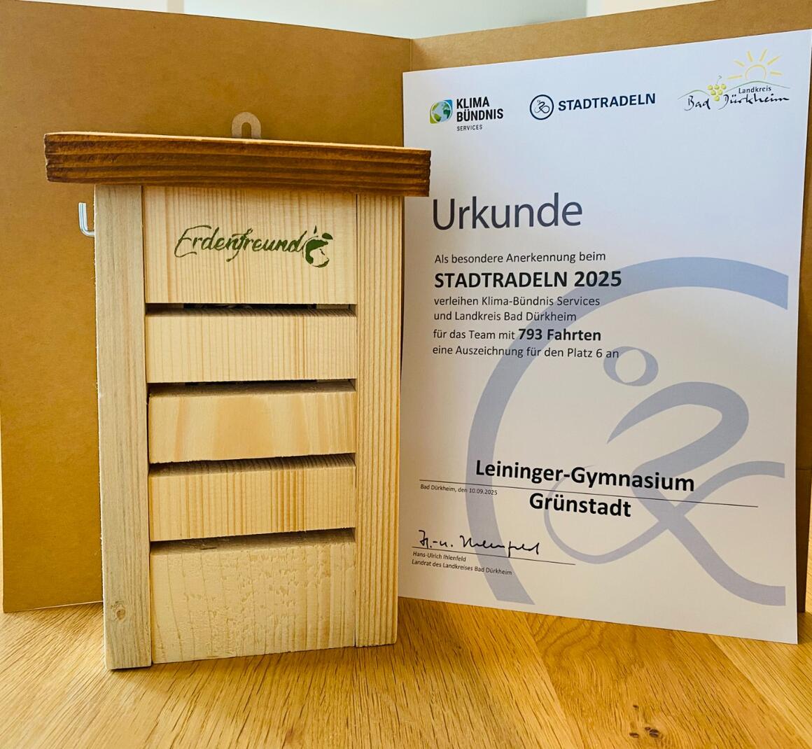 LG erfolgreich beim Stadtradeln